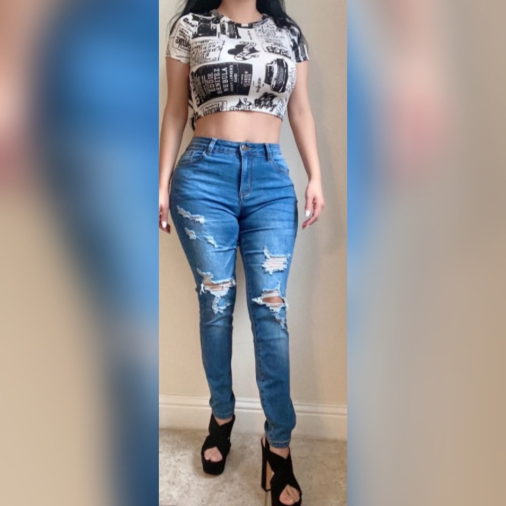 Skinny Ripped Jeans